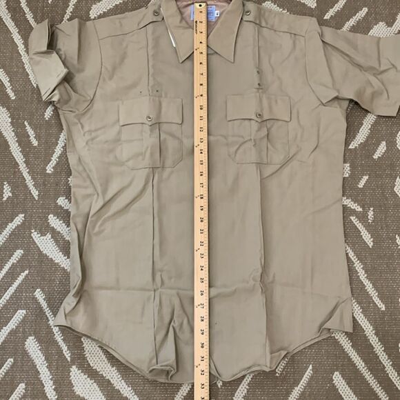 Vintage New Jaguar Tropical By Conqueror Styled Service Shirt Short Sleeve XL - Picture 17 of 17